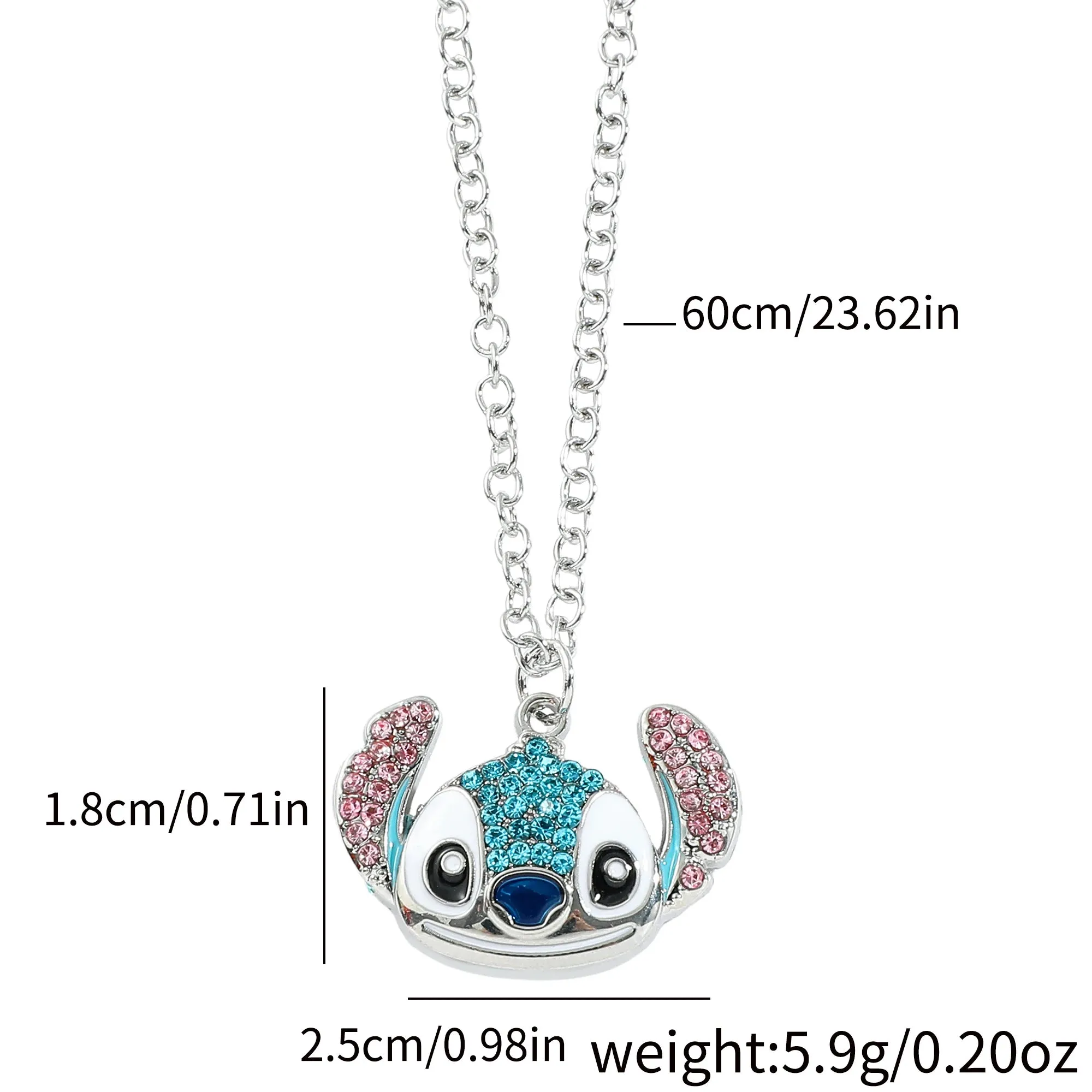 Disney Stitch Cartoon Pendant Necklace