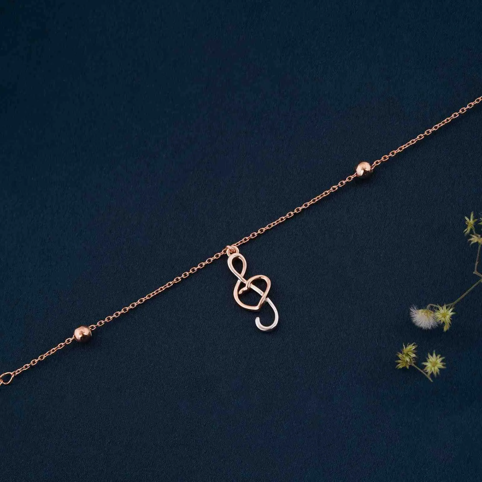 Double Tone Trendy Musical Anklet