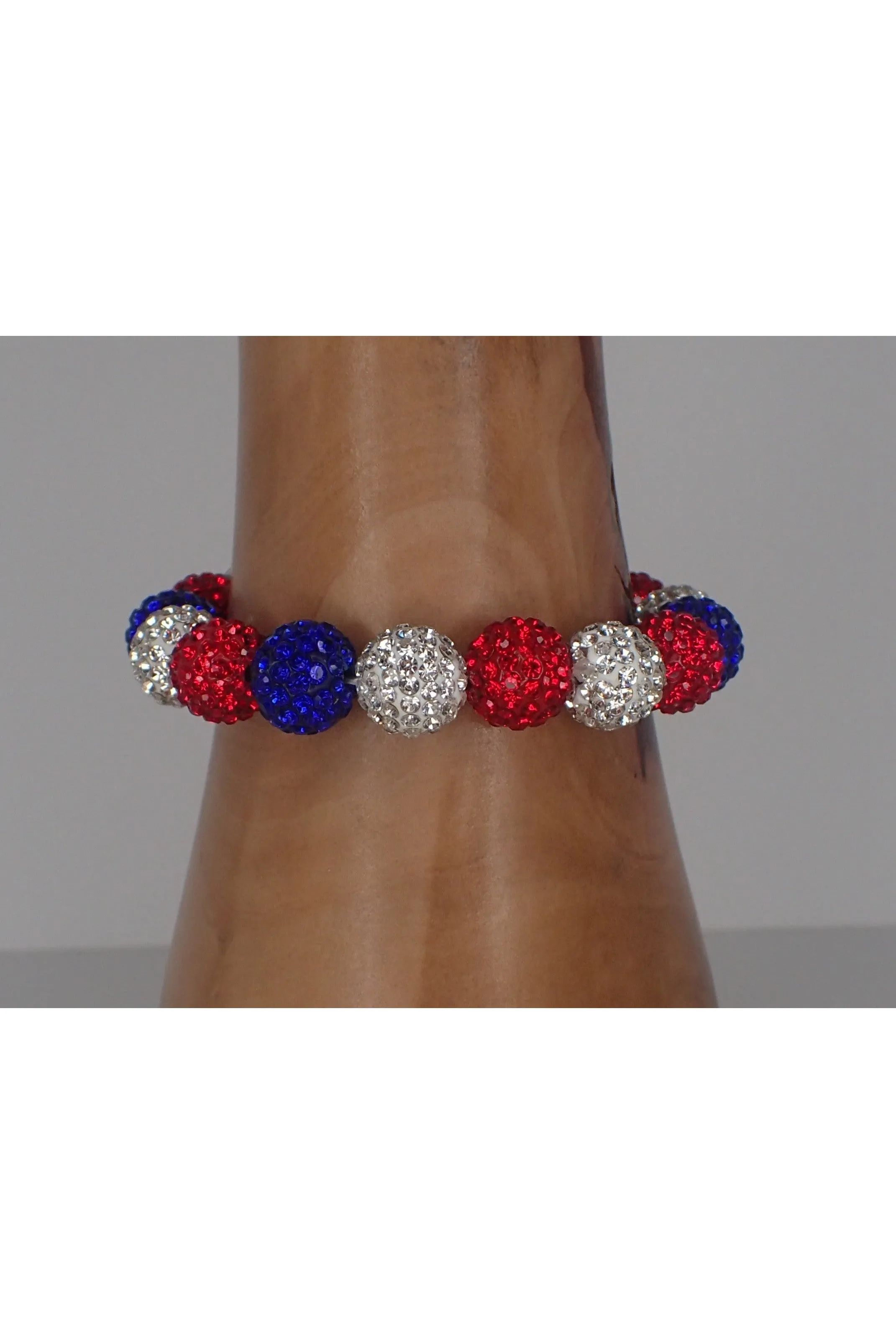 Emma American Beaded Tassel Necklaces - Two Styles Flag Or Cross