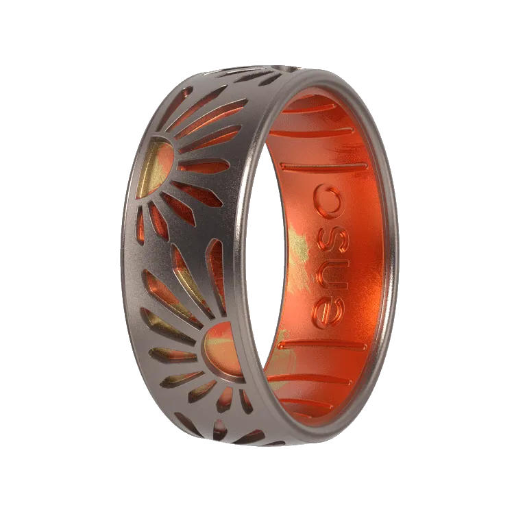 Etched Silicone Ring - Sunshine