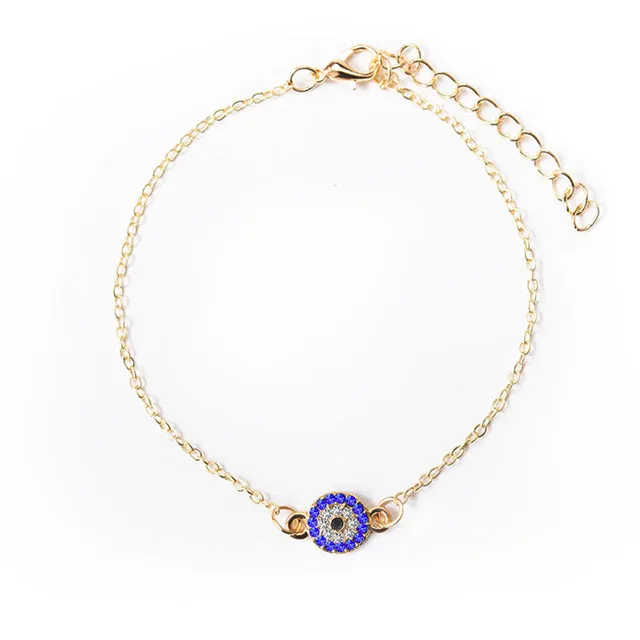 Fashion Bohemia Beach Crystal Anklet For Women