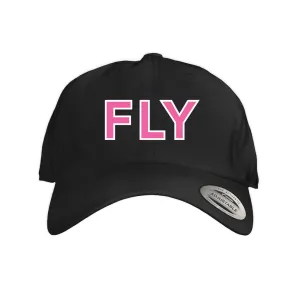 Fly Dad Cap - Pink on Dark