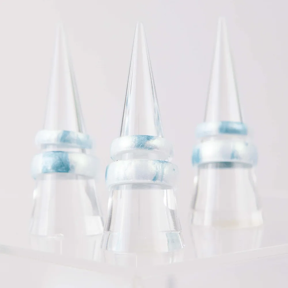 Handcrafted Classic Silicone Ring - Ocean Mist