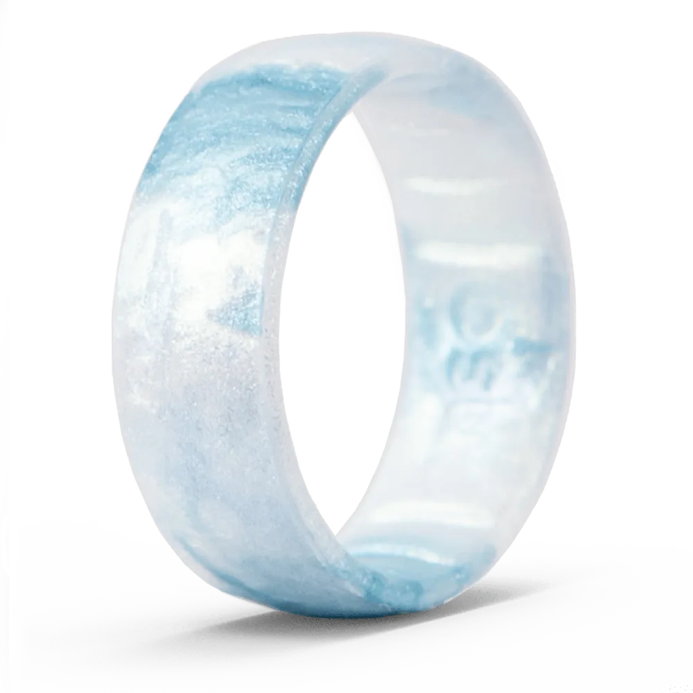Handcrafted Classic Silicone Ring - Ocean Mist