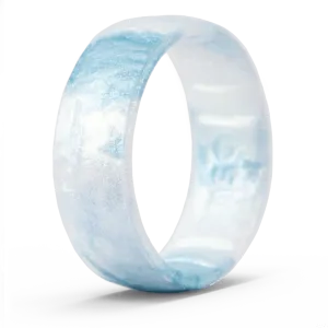 Handcrafted Classic Silicone Ring - Ocean Mist