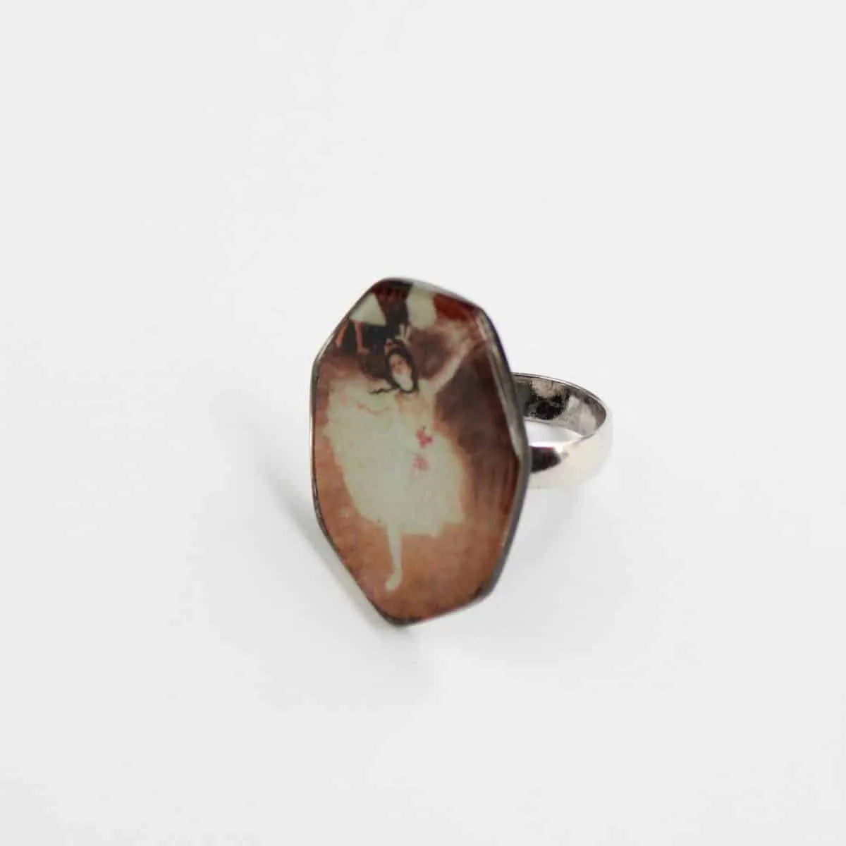 Handcrafted Degas Ballerina Ring by Sylca
