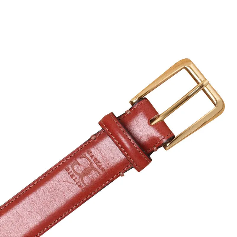 Leather Belt • Vintage Cherry