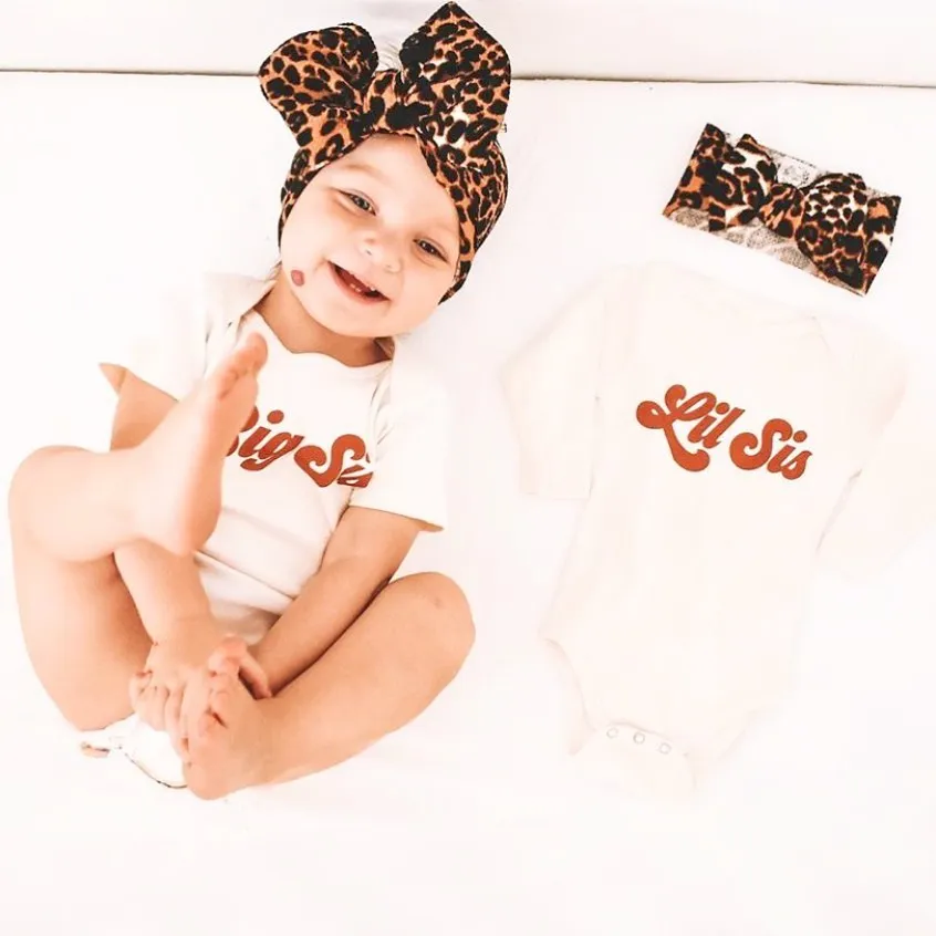 leopard "chandler" newborn headwrap