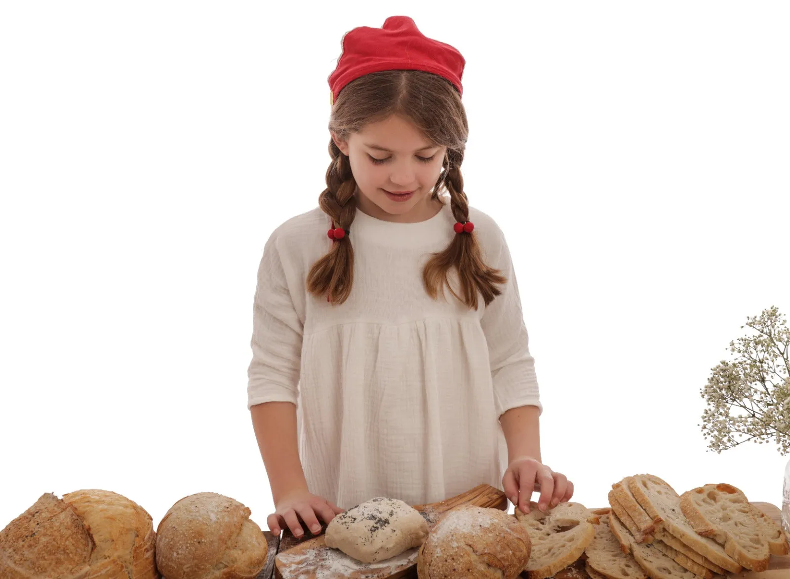 Linen bandana headband