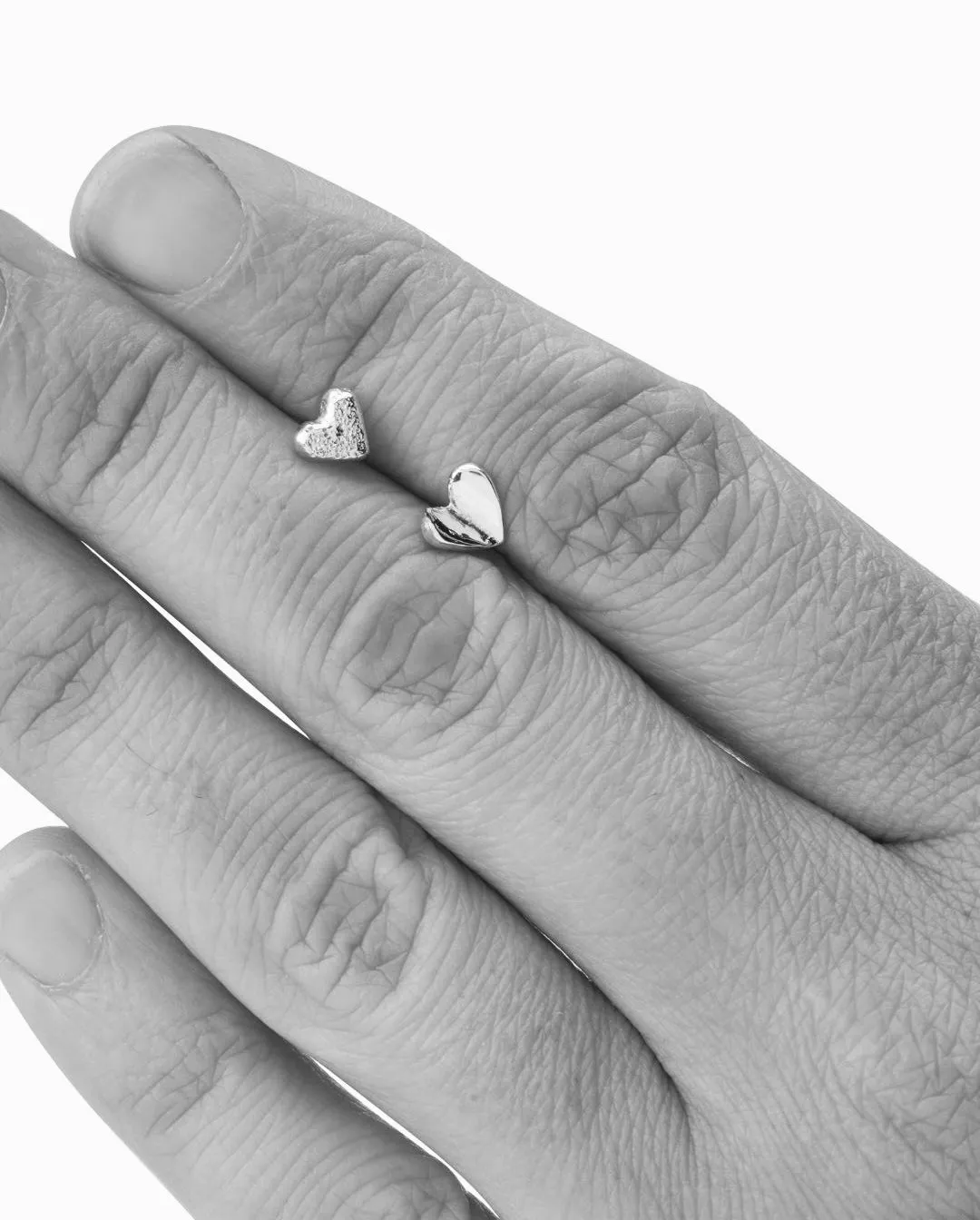Mini Heart Stud | Rose Gold