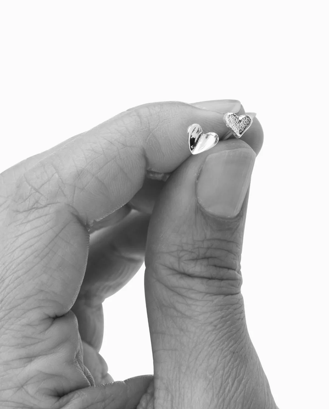 Mini Heart Stud | Rose Gold