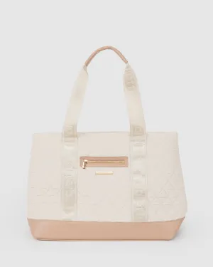 Multi Colour Viktoria Quilt Tote Bag