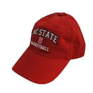 NC State Wolfpack Basketball Red Relaxed Fit Adjustable Hat
