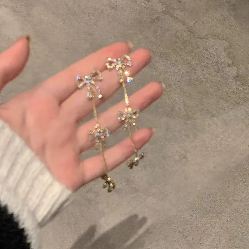 New Sweet Bow Earrings Delicate Earrings