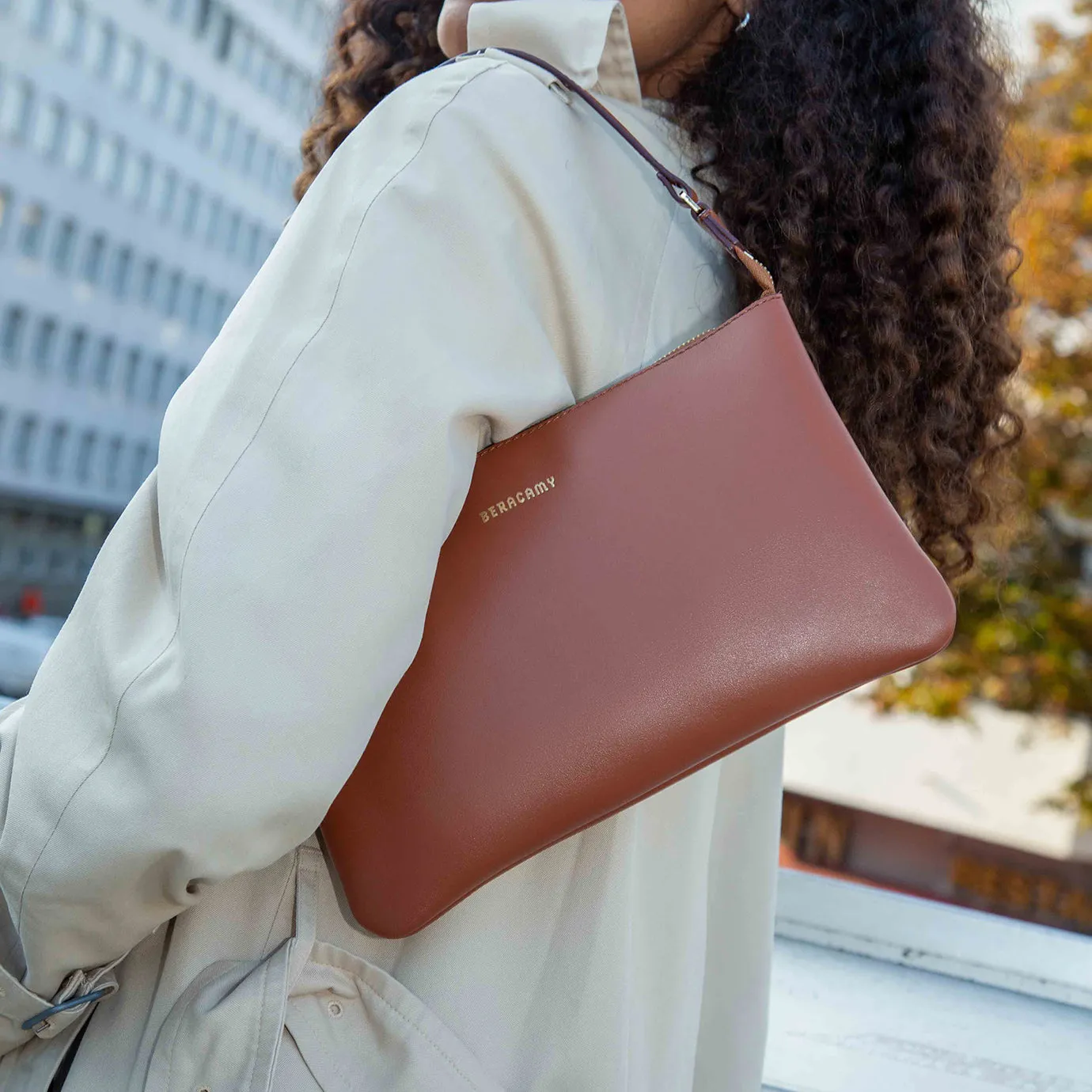 Nudist Tote Rectangulaire - Écorce de Coco