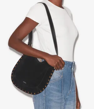 OSKAN SOFT SHOULDER BAG - BLACK