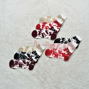 Pack of 3 Ladies New Transparent Anklet Net Socks With Pearls SK (0004)