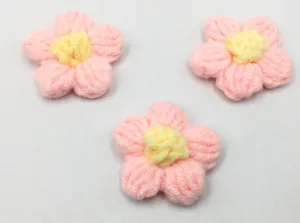 Pink Soft Flower Shape Patches