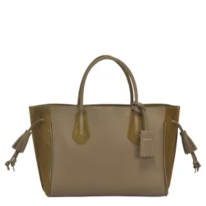 Pénélope Soft Top Handle Bag - Khaki