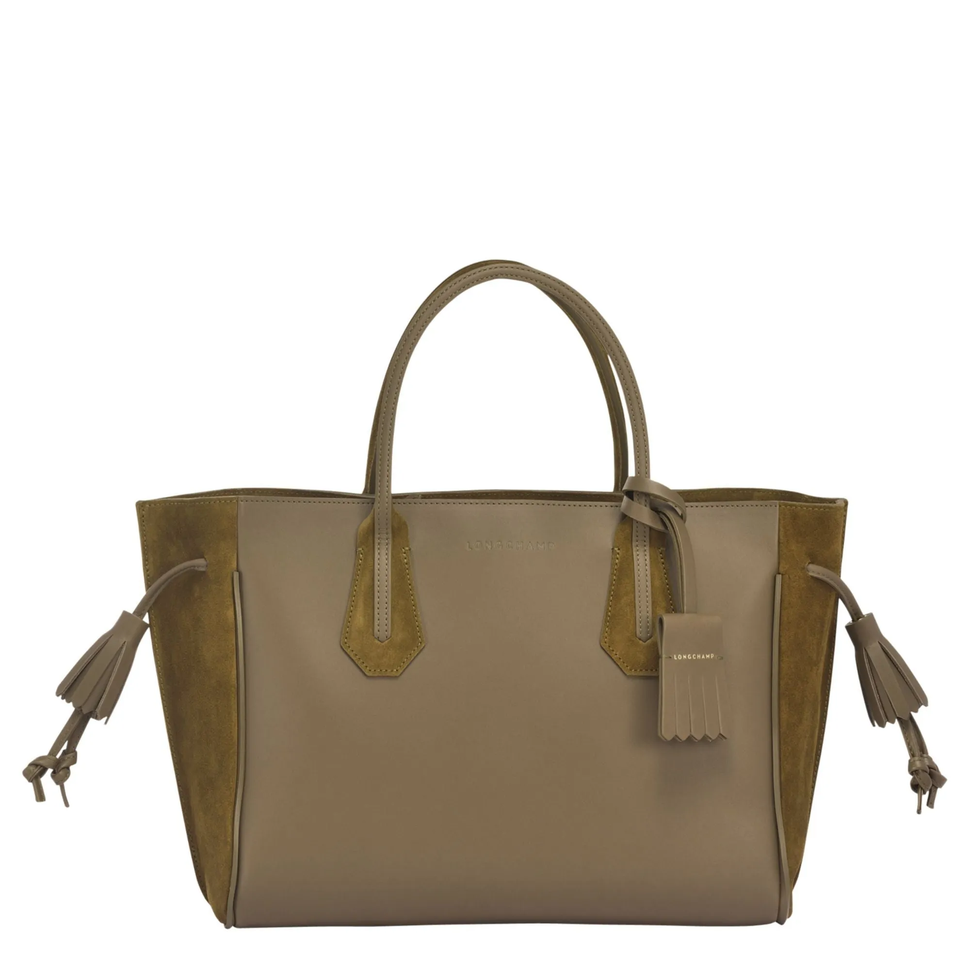 Pénélope Soft Top Handle Bag - Khaki