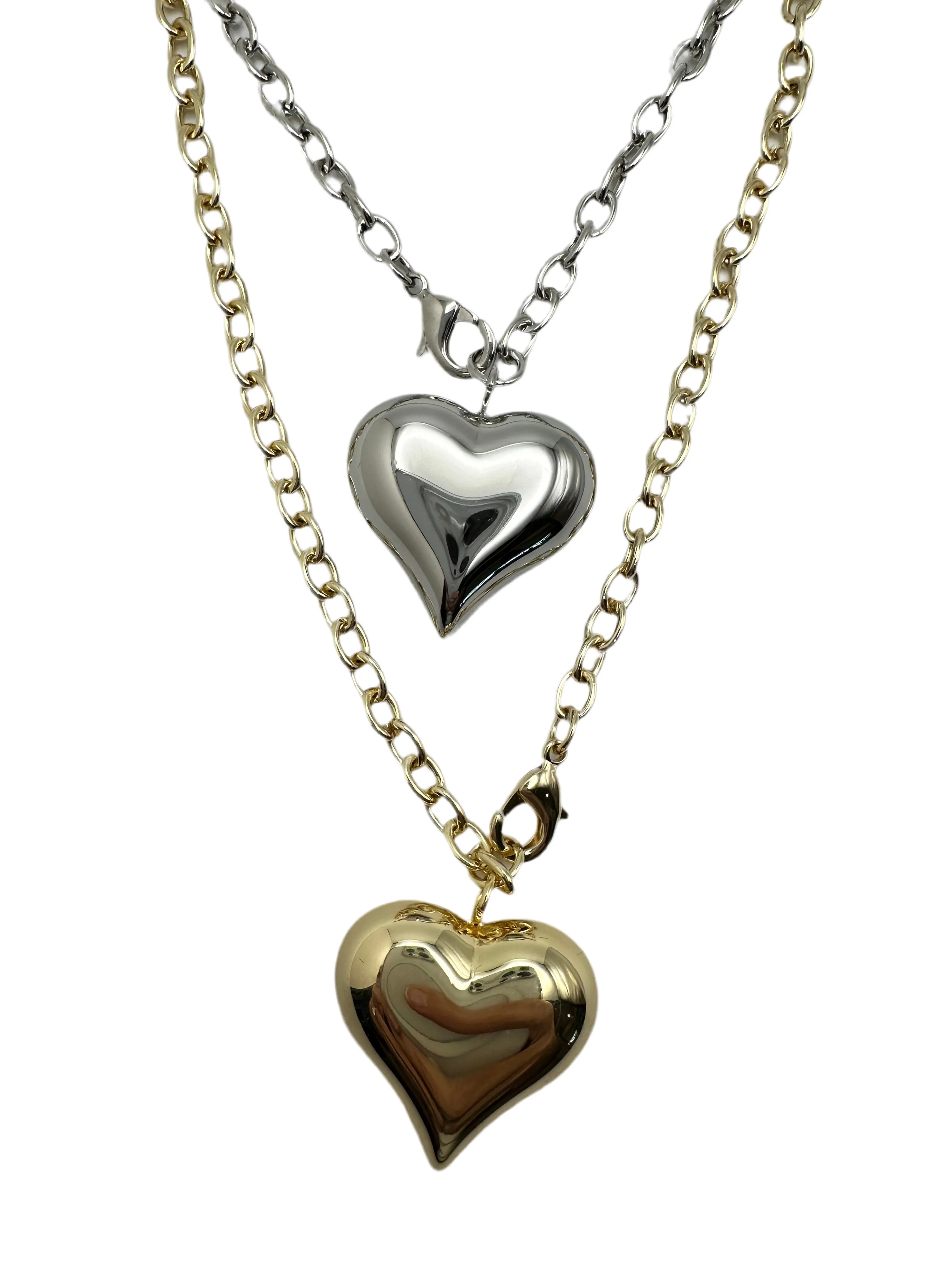 Puff Heart Necklace