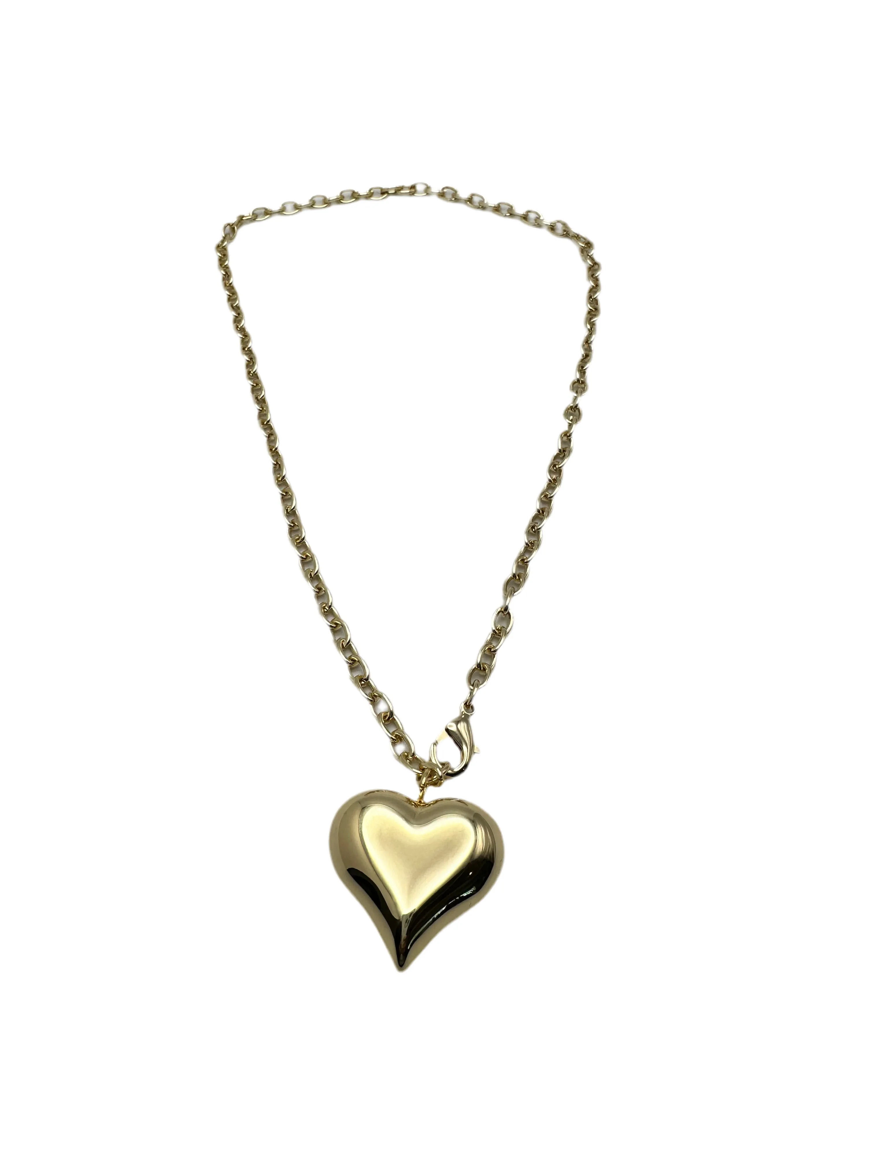 Puff Heart Necklace