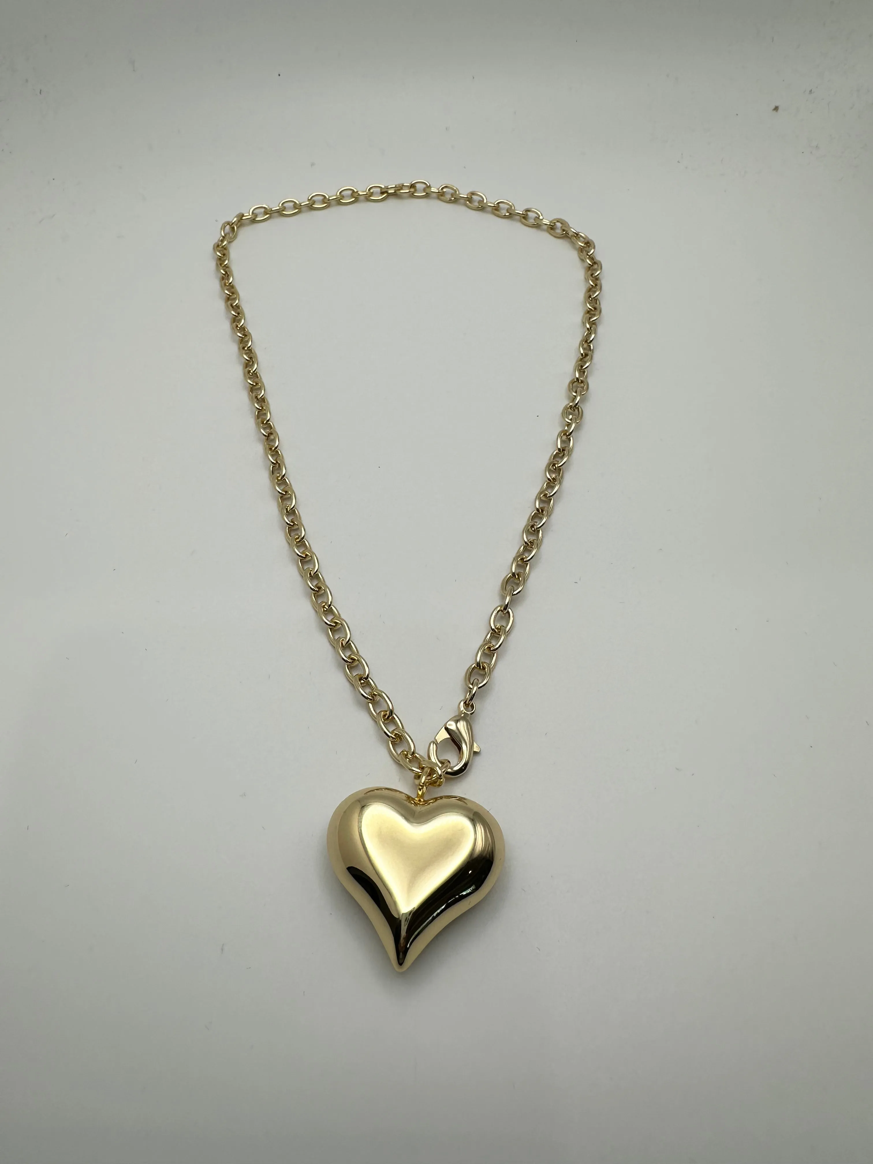 Puff Heart Necklace