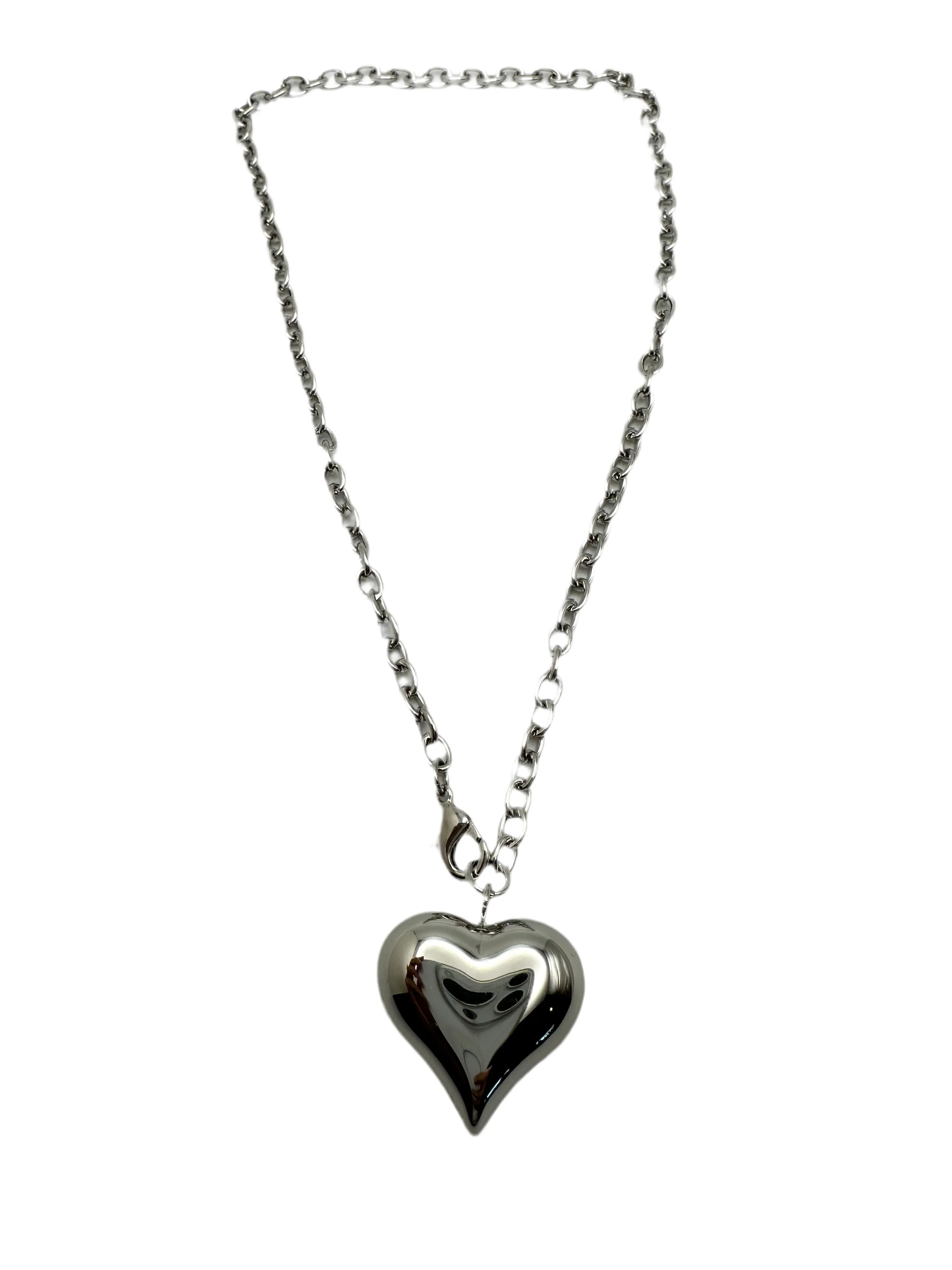 Puff Heart Necklace