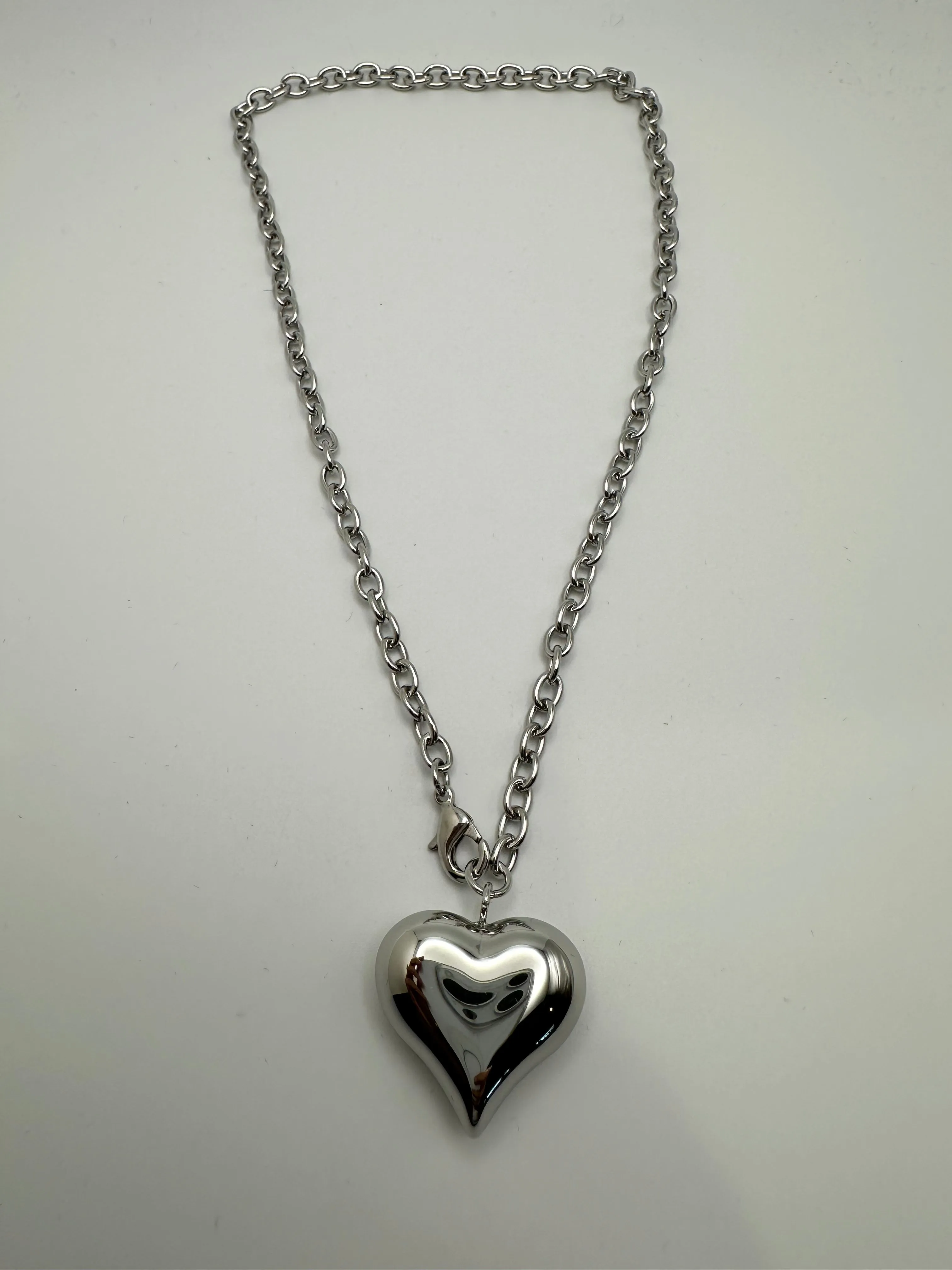 Puff Heart Necklace