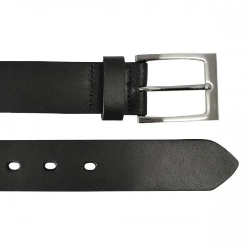 RALPH - Mens Black Genuine Leather BIG SIZE Flexi-Belt