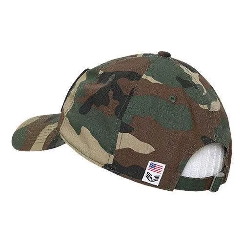 Rapid Dominance Relaxed 6 Panel Ripstop USA American Flag Dad Hats Caps