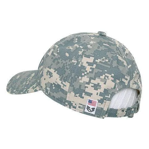 Rapid Dominance Relaxed 6 Panel Ripstop USA American Flag Dad Hats Caps