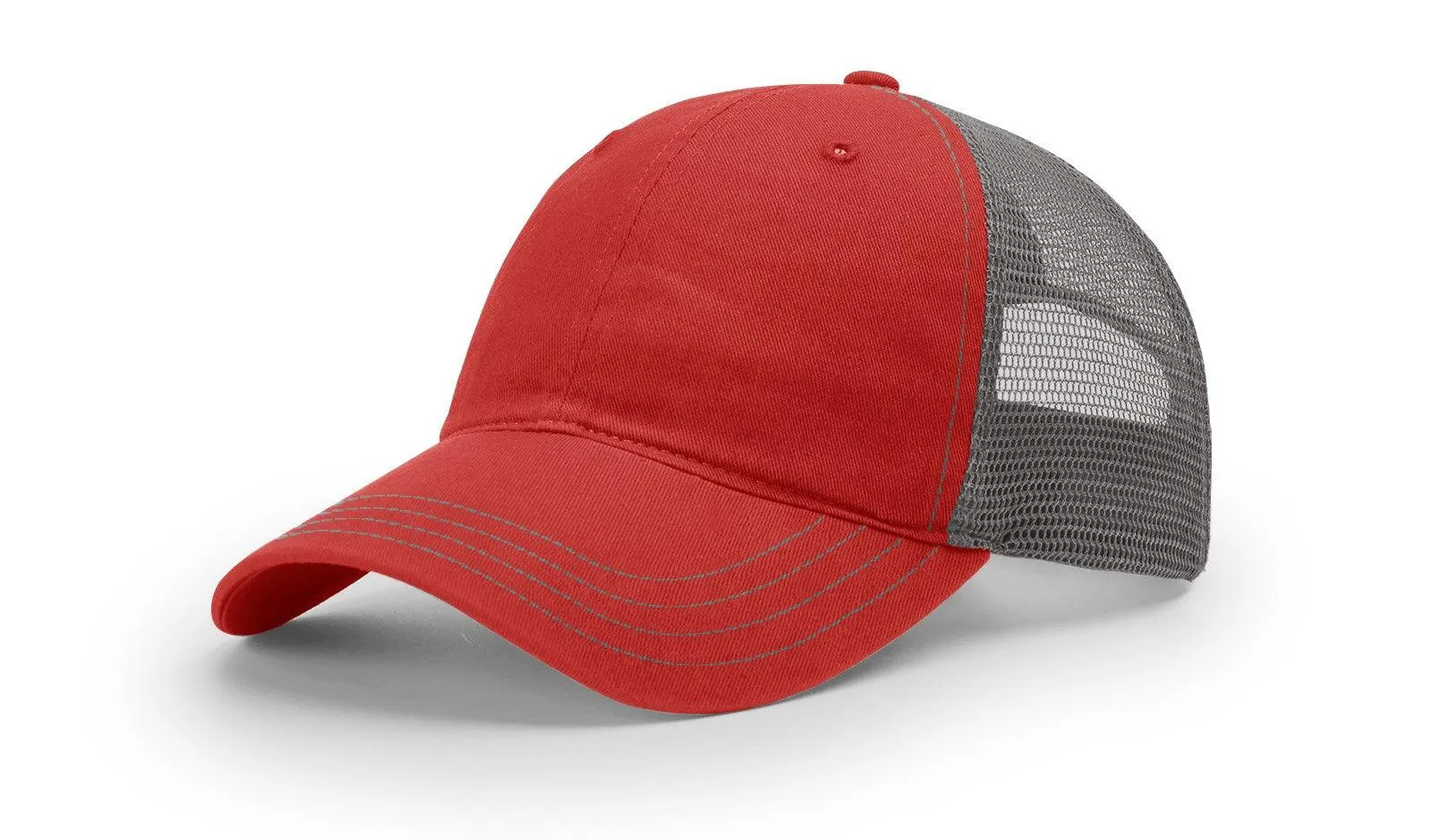 Richardson 111 Garment Washed Snapback Trucker Hat Relaxed Unstructured Cap