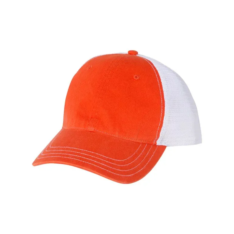 Richardson 111 Garment Washed Snapback Trucker Hat Relaxed Unstructured Cap