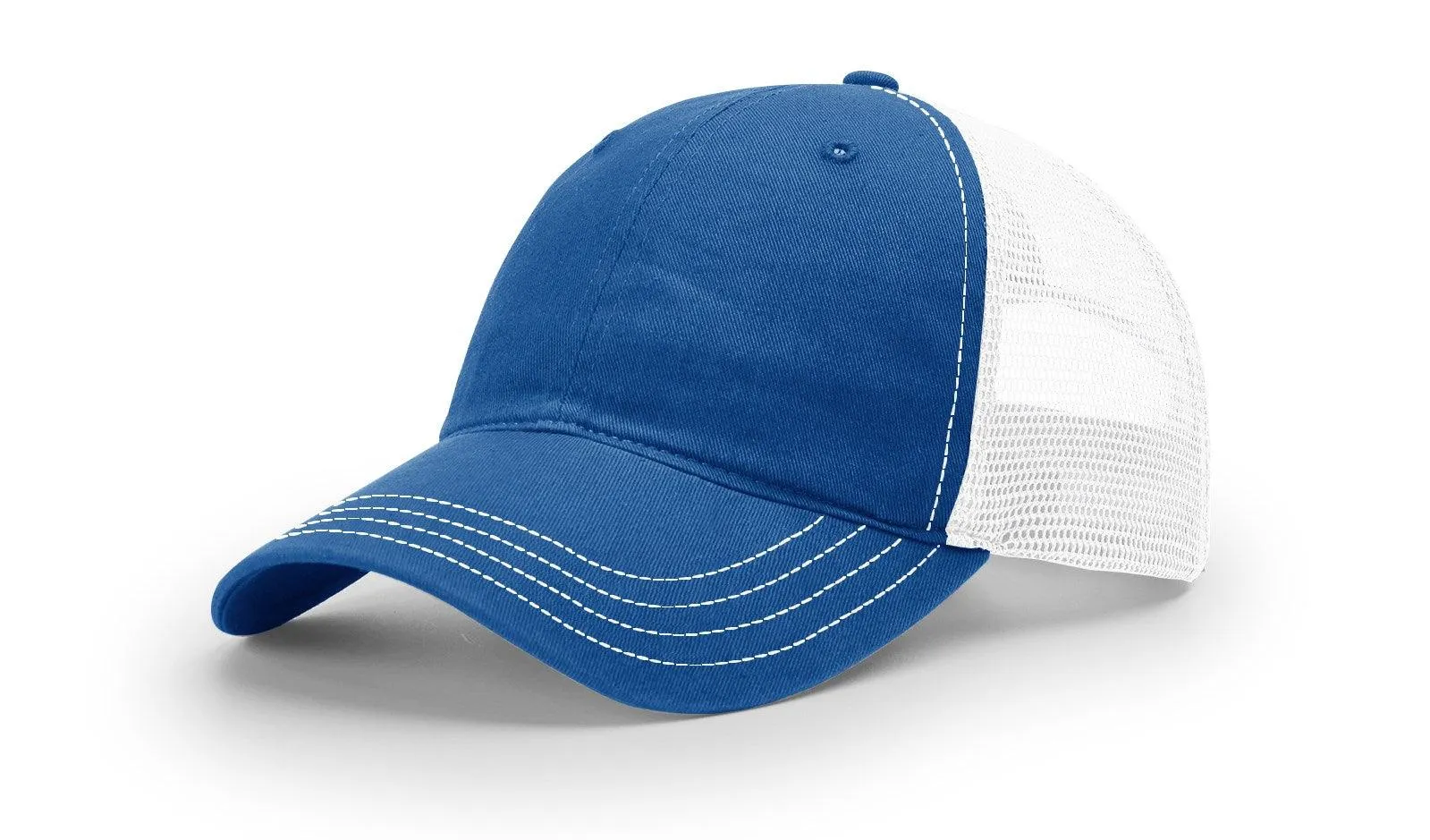 Richardson 111 Garment Washed Snapback Trucker Hat Relaxed Unstructured Cap
