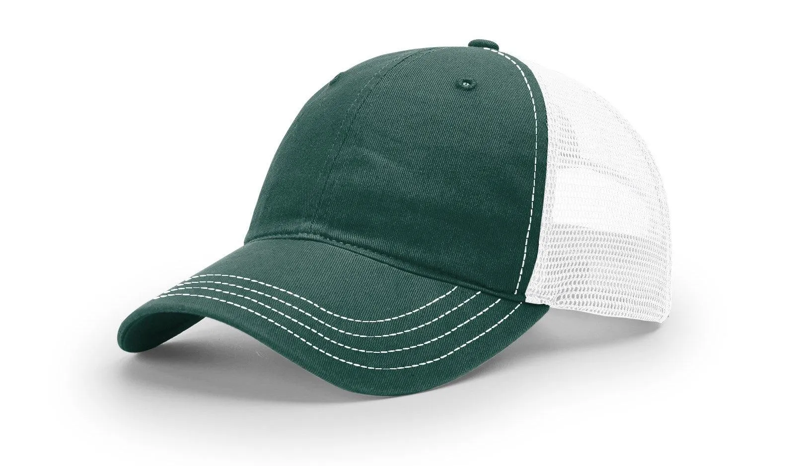 Richardson 111 Garment Washed Snapback Trucker Hat Relaxed Unstructured Cap