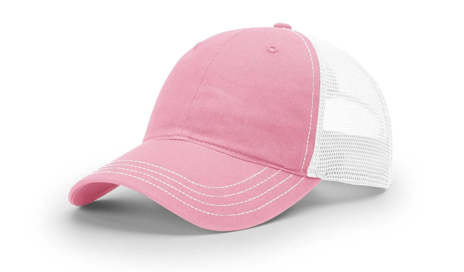 Richardson 111 Garment Washed Snapback Trucker Hat Relaxed Unstructured Cap
