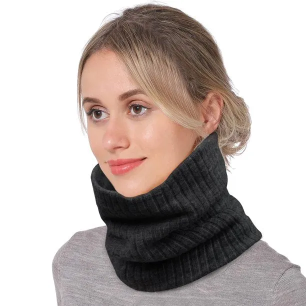 Scarves for Women and Men Double-Layer Neck Gaiter Knitted Winter Neck Warmer for Gaiter Mask Thick Windproof Scarves