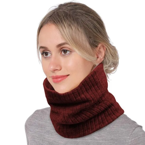 Scarves for Women and Men Double-Layer Neck Gaiter Knitted Winter Neck Warmer for Gaiter Mask Thick Windproof Scarves