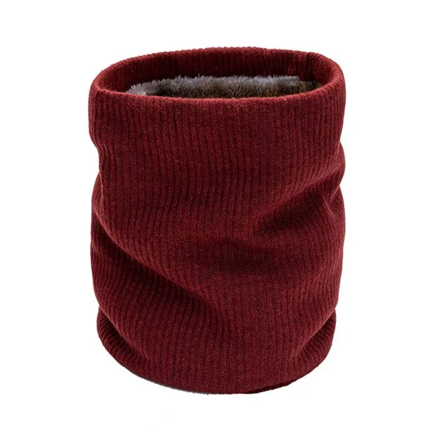 Scarves for Women and Men Double-Layer Neck Gaiter Knitted Winter Neck Warmer for Gaiter Mask Thick Windproof Scarves