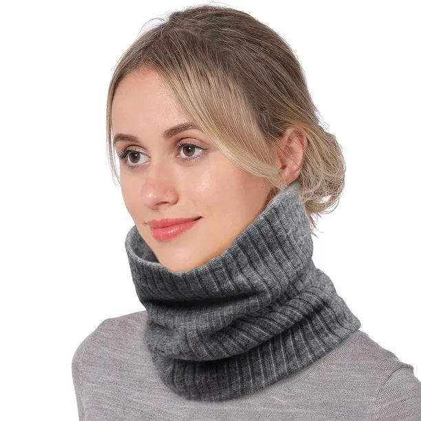 Scarves for Women and Men Double-Layer Neck Gaiter Knitted Winter Neck Warmer for Gaiter Mask Thick Windproof Scarves