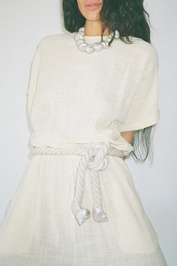 Seashell Rope Belt