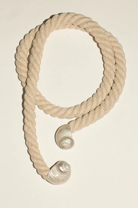 Seashell Rope Belt