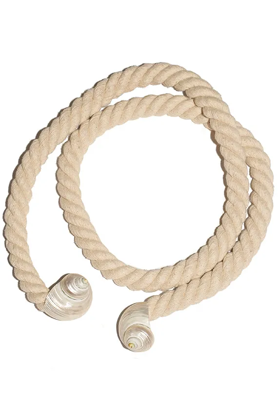 Seashell Rope Belt