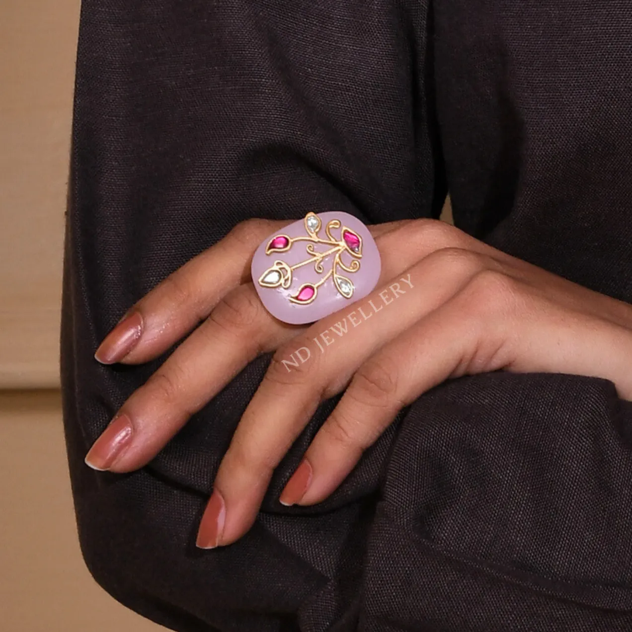 Shail Kundan Ring