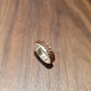 Silver & Copper Ring (Thin)