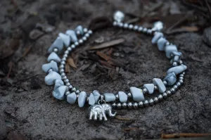 Silver Strength Elephant Bracelet