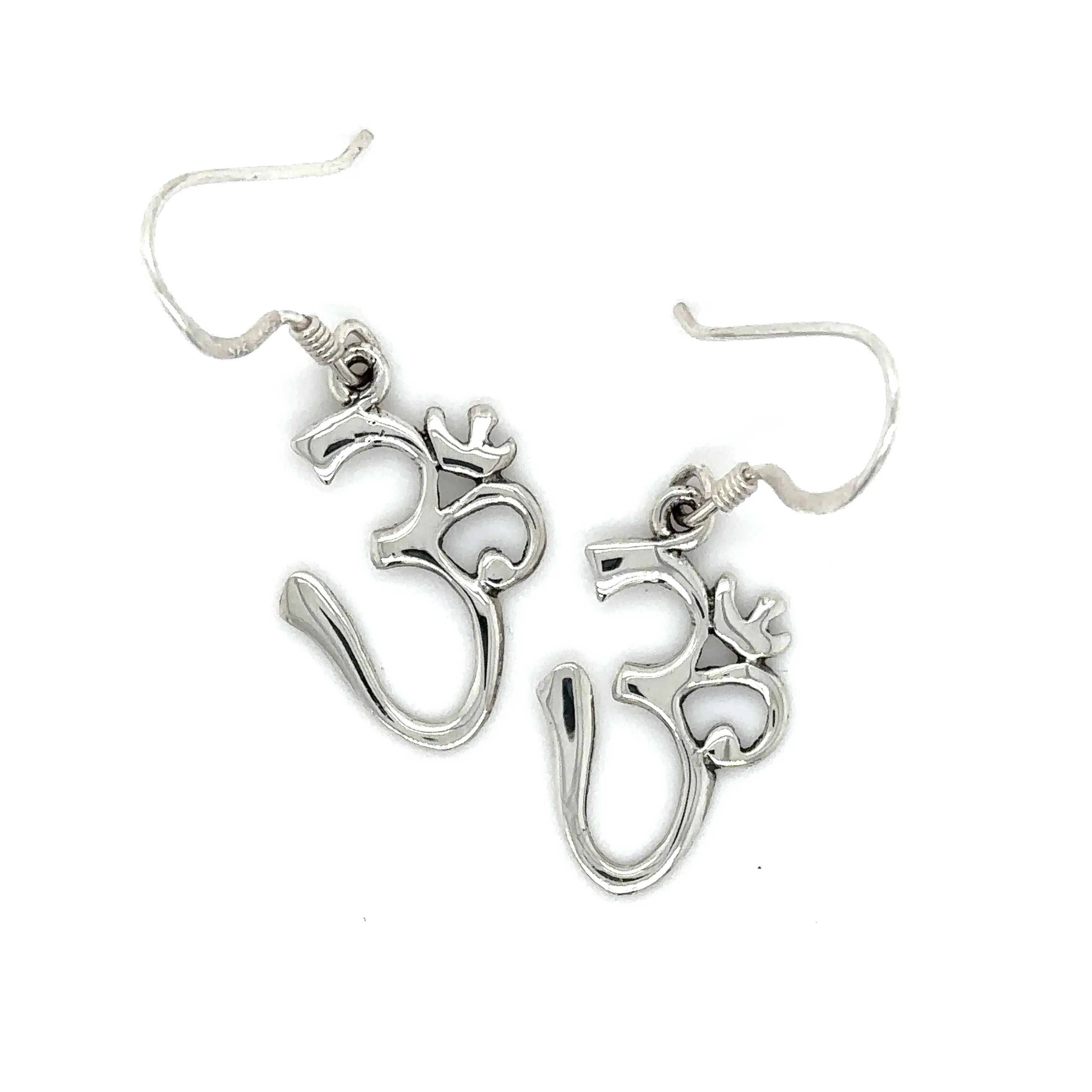 Simple Om Earrings