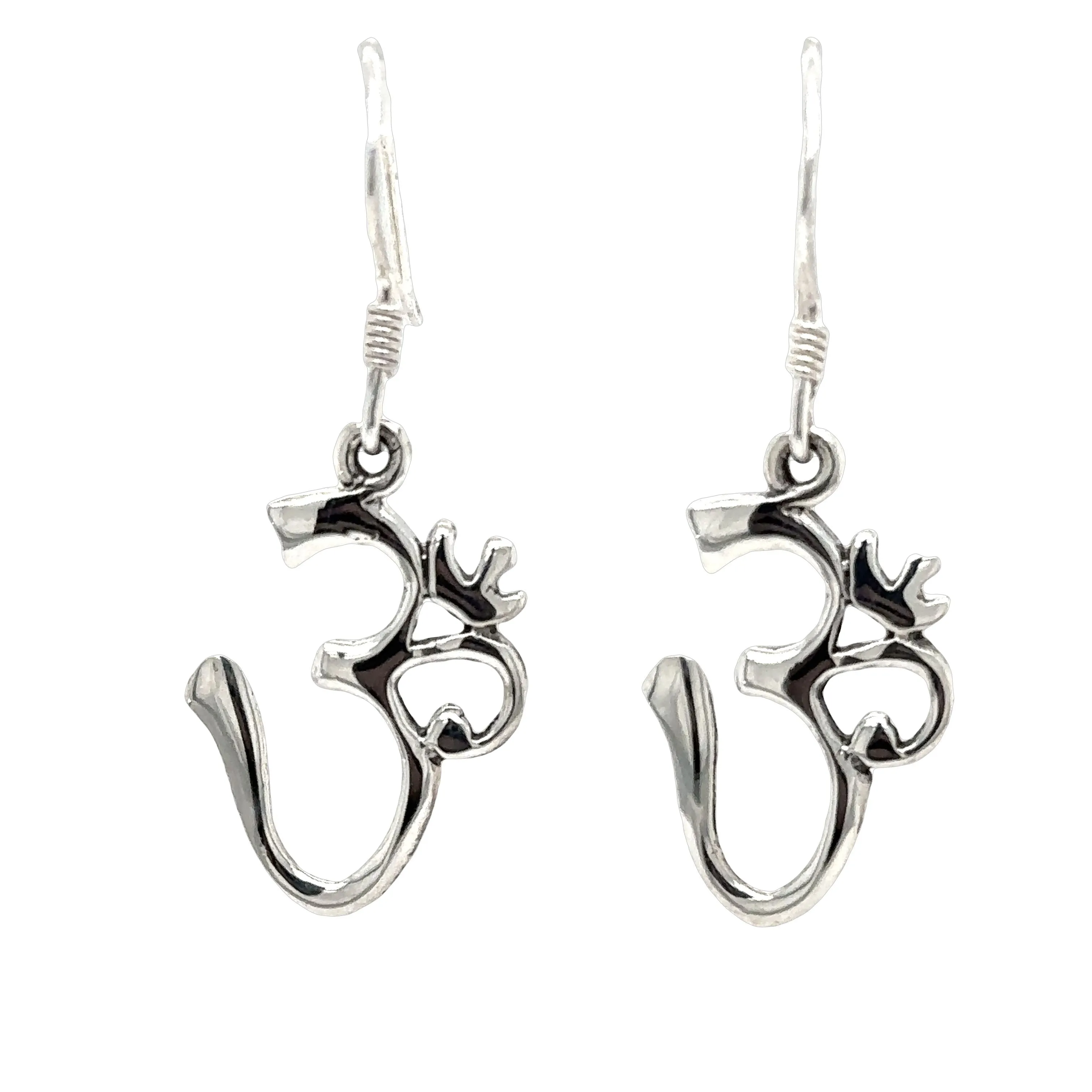 Simple Om Earrings