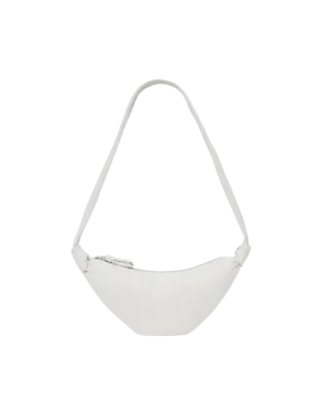 Small Soft Grain Croissant Bag